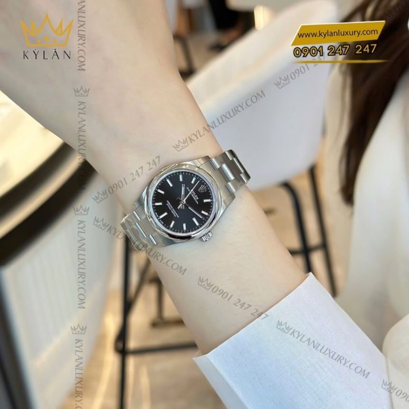 Đồng hồ Rolex Oyster Perpetual 31 mặt số đen 277200-0016