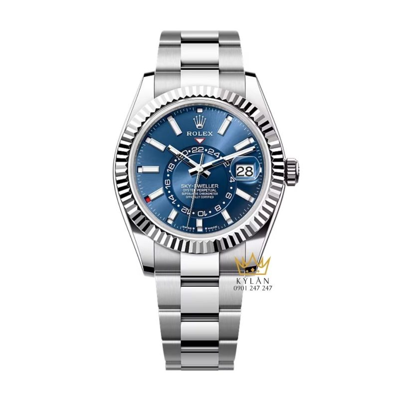 Đồng hồ Rolex Sky Dweller Oyster xanh dương 336934-0005