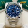 Đồng hồ Rolex Sky Dweller Oyster xanh dương 336934-0005