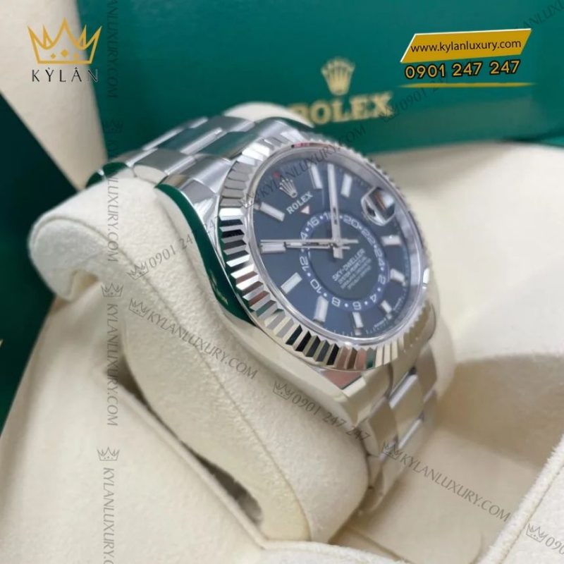 Đồng hồ Rolex Sky Dweller Oyster xanh dương 336934-0005