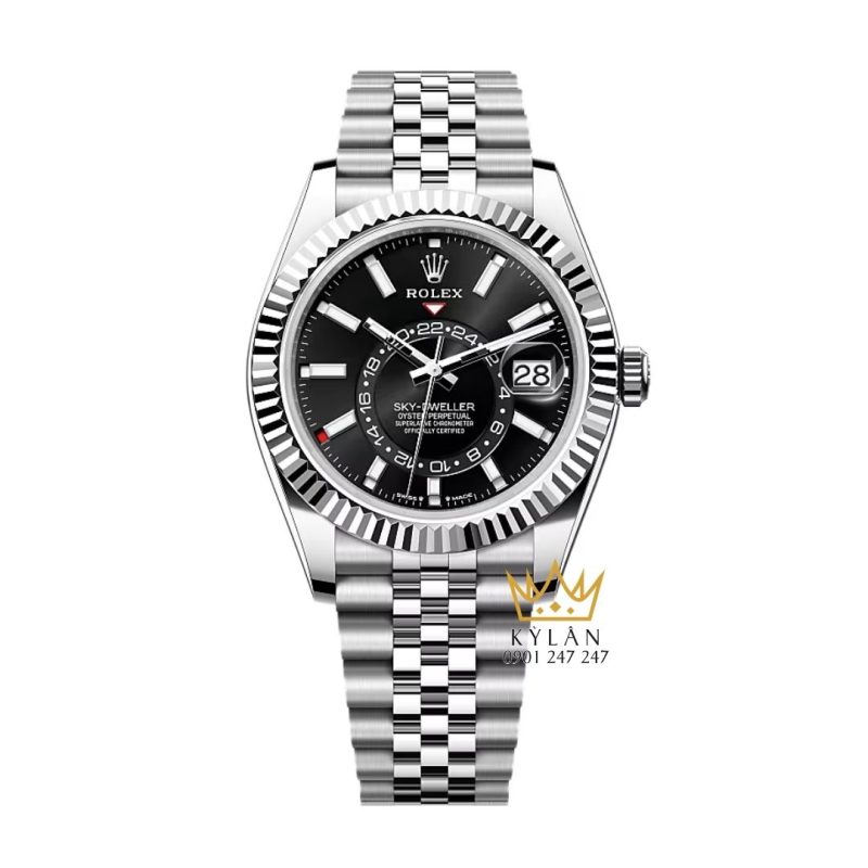 Đồng hồ Rolex Sky Dweller mặt số đen 336934-0008