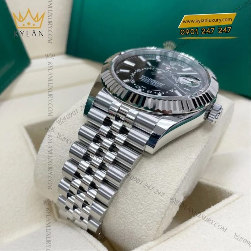 Đồng hồ Rolex Sky Dweller mặt số đen 336934-0008