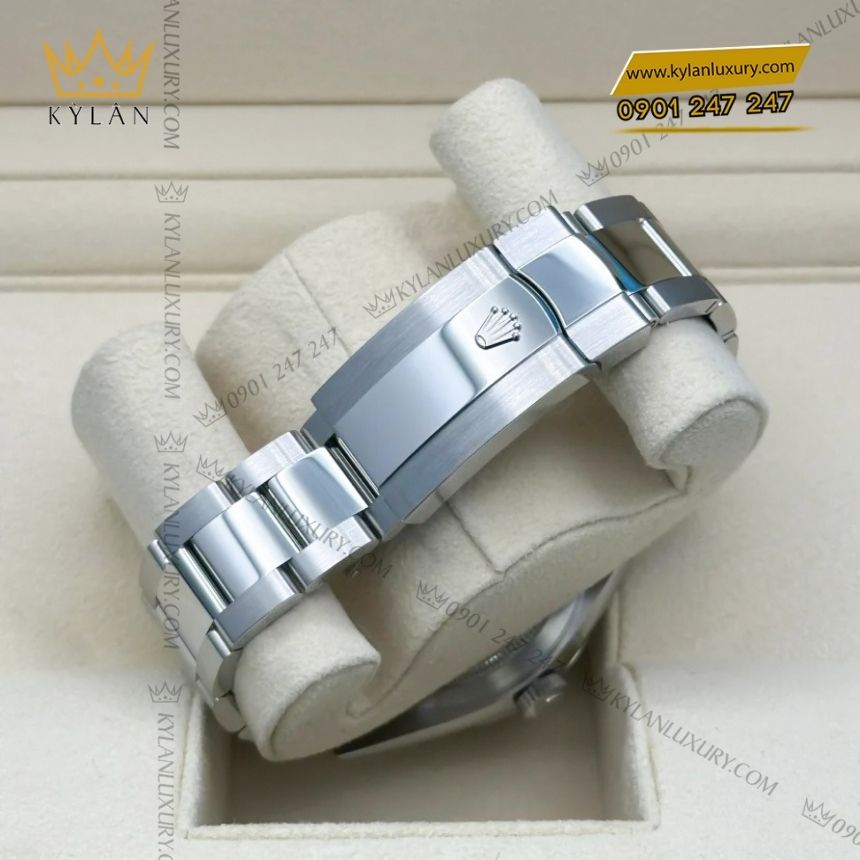 Kỳ Lân Luxury rolex sky dweller 336934 xanh bac ha oyster 2 Đồng hồ Rolex Sky Dweller Oyster xanh bạc hà 336934-0001