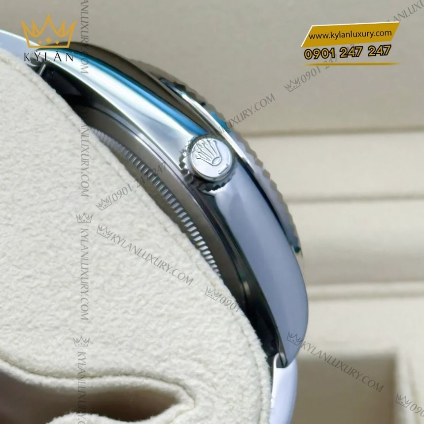 Kỳ Lân Luxury rolex sky dweller 336934 xanh bac ha oyster 3 Đồng hồ Rolex Sky Dweller Oyster xanh bạc hà 336934-0001