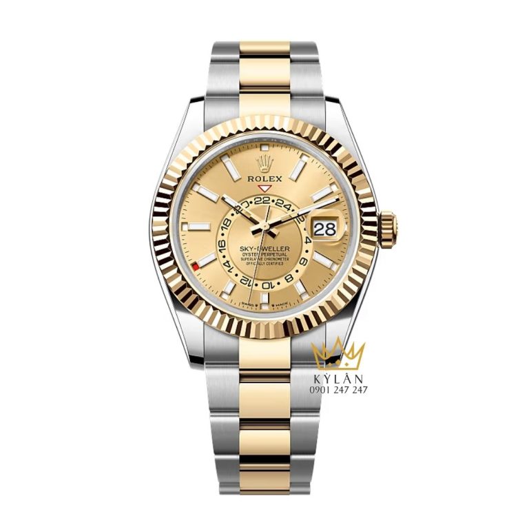 Đồng hồ Rolex Sky Dweller demi champagne 336933-0001