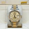 Đồng hồ Rolex Sky Dweller demi champagne 336933-0001