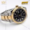 Đồng hồ Sky Dweller demi vàng vàng mặt đen 326933-0003