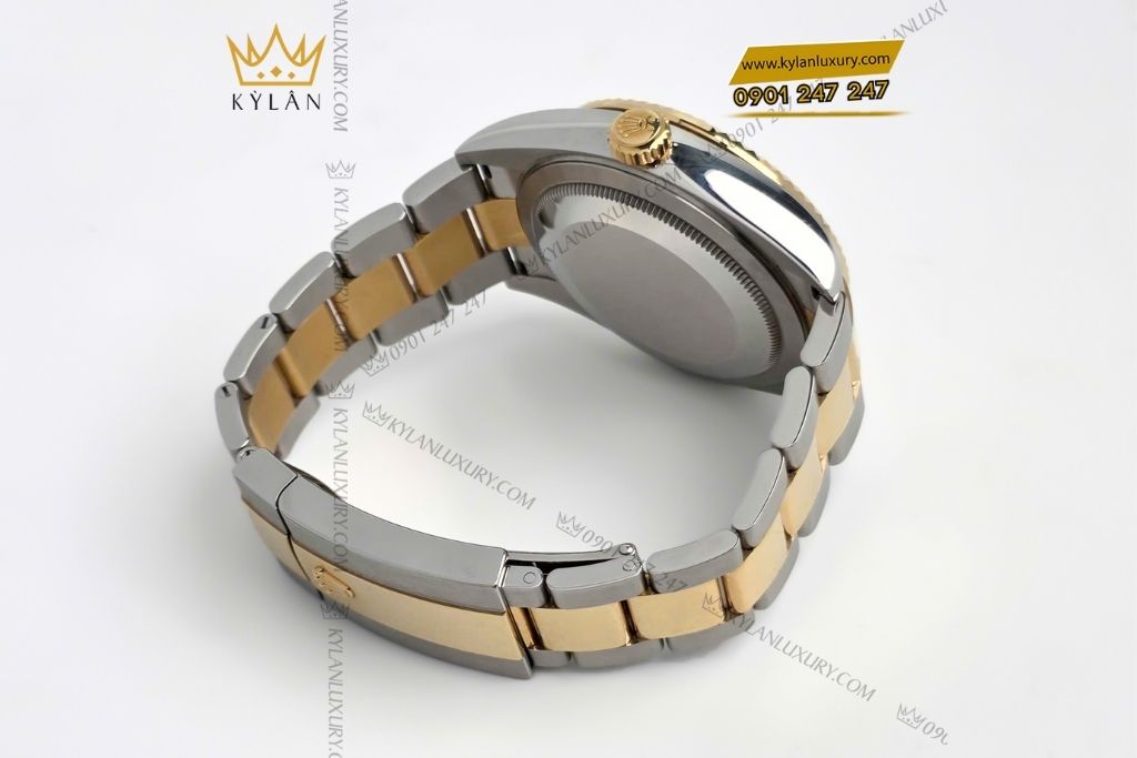 Kỳ Lân Luxury rolex sky dweller demi vang vang 336933 0003 17 Đồng hồ Sky Dweller demi vàng vàng mặt đen 326933-0003