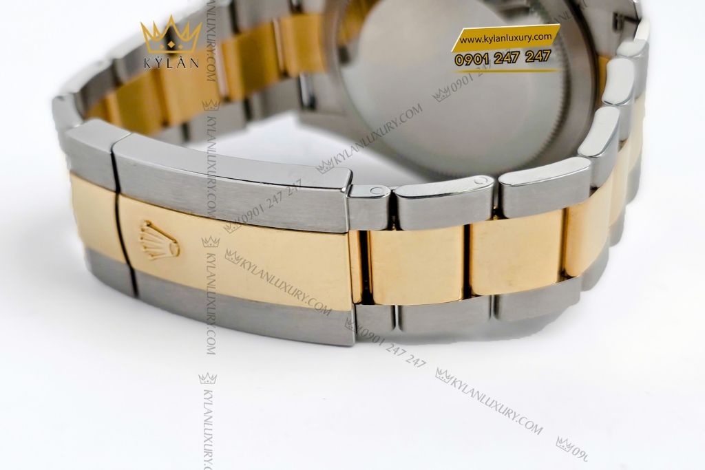Kỳ Lân Luxury rolex sky dweller demi vang vang 336933 0003 2 Đồng hồ Sky Dweller demi vàng vàng mặt đen 326933-0003