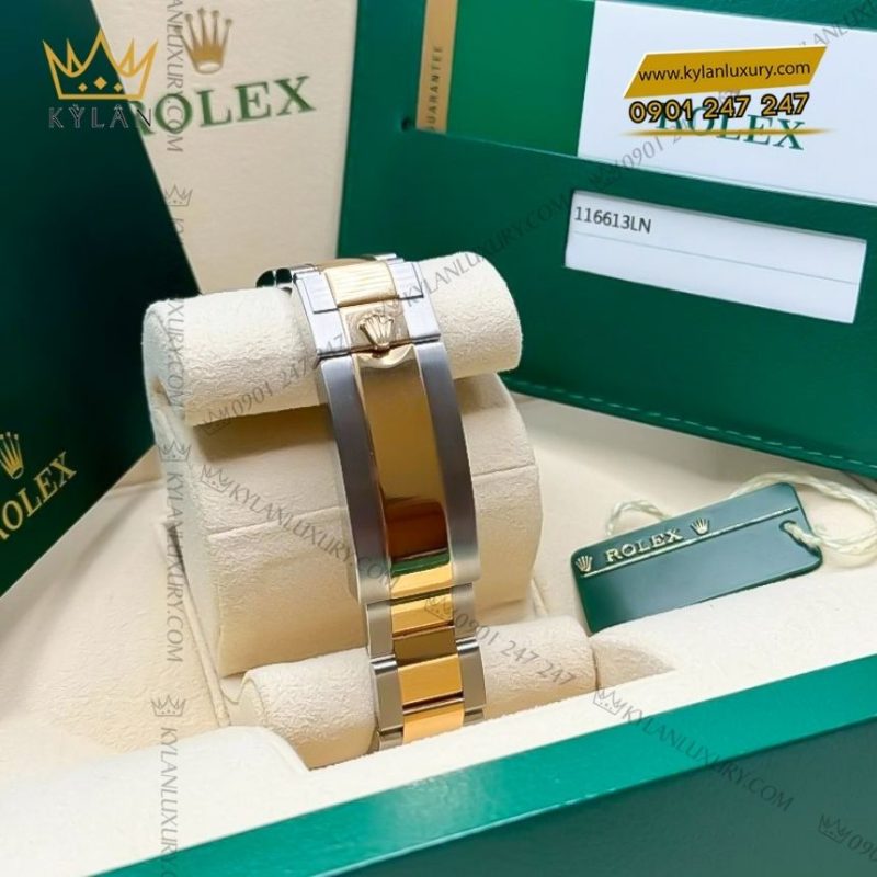Đồng hồ Rolex Submariner Date demi vàng vàng 116613LN-0001