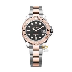 Đồng hồ Rolex Yacht Master 37 mặt số đen 268621-0004
