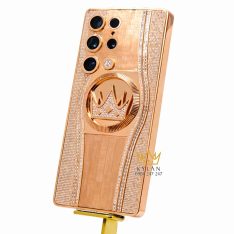 Điện thoại Samsung Galaxy S25 Ultra custom vàng hồng kim cương