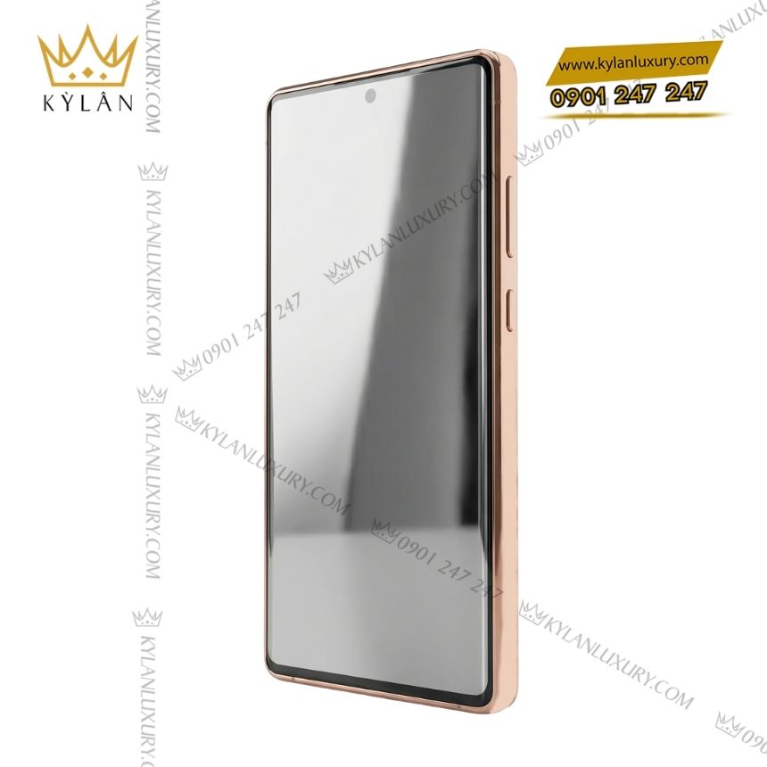 Kỳ Lân Luxury samsung galaxy s25 ultra custom vang hong kim cuong 13 Điện thoại Samsung Galaxy S25 Ultra custom vàng hồng kim cương