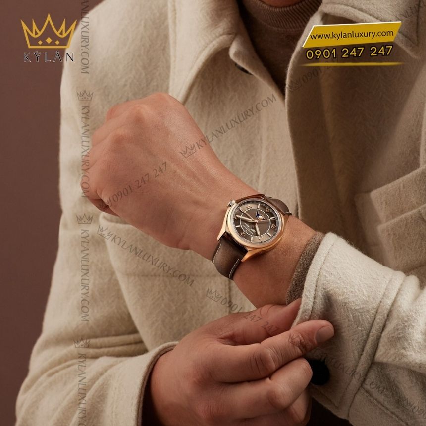 Kỳ Lân Luxury vacheron constantin fiftysix complete calendar 4000e 000r b065 3 Đồng hồ Vacheron Constantin Fiftysix Complete Calendar nâu trầm