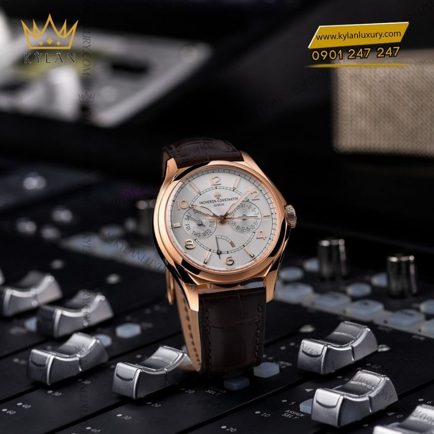 Kỳ Lân Luxury vacheron constantin fiftysix day date 4400e 000r b436 2 Đồng hồ Vacheron Constantin Fiftysix Day Date vàng hồng