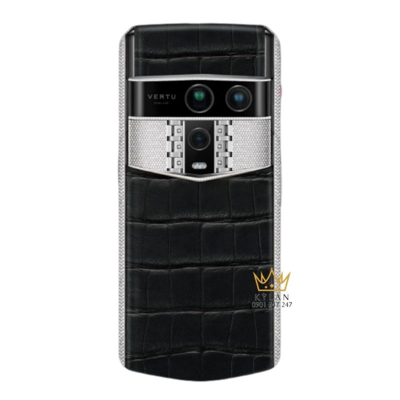 Điện thoại Vertu Agent Q Silver Full Diamond Iron Black 1TB