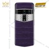 Điện thoại Vertu Agent Q Alligator Silver Full Diamond Radiant Grape Purple 1TB