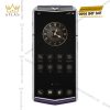 Điện thoại Vertu Agent Q Alligator Silver Full Diamond Radiant Grape Purple 1TB