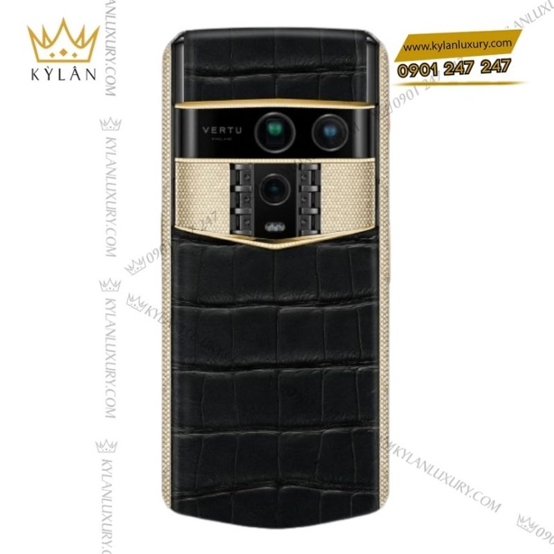 Điện thoại Vertu Agent Q Gold Full Diamond Iron Black 1TB