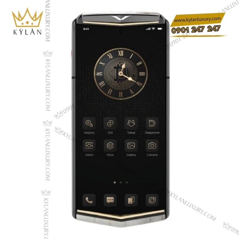 Điện thoại Vertu Agent Q Himalaya Alligator Quint Gold Diamond 1TB