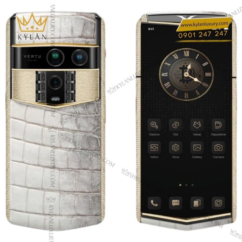 Điện thoại Vertu Agent Q Himalaya Gold Full Diamond 1TB