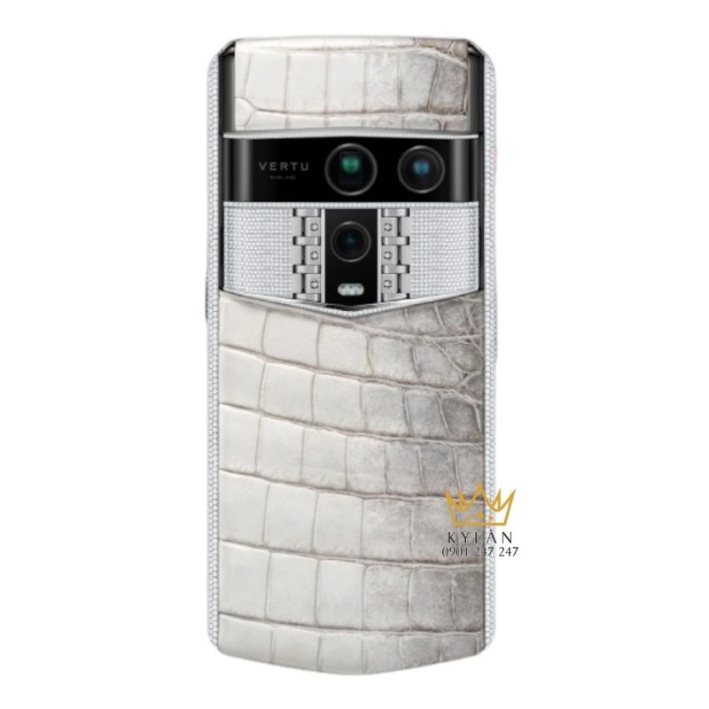 Điện thoại Vertu Agent Q Himalaya Silver Full Diamond 1TB