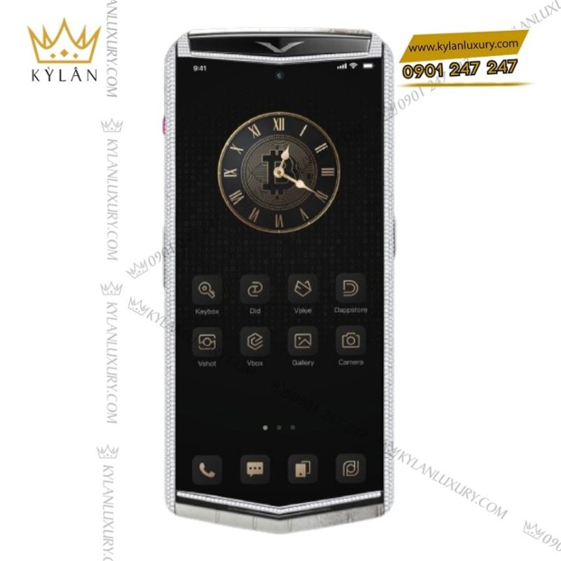 Điện thoại Vertu Agent Q Himalaya Silver Full Diamond 1TB
