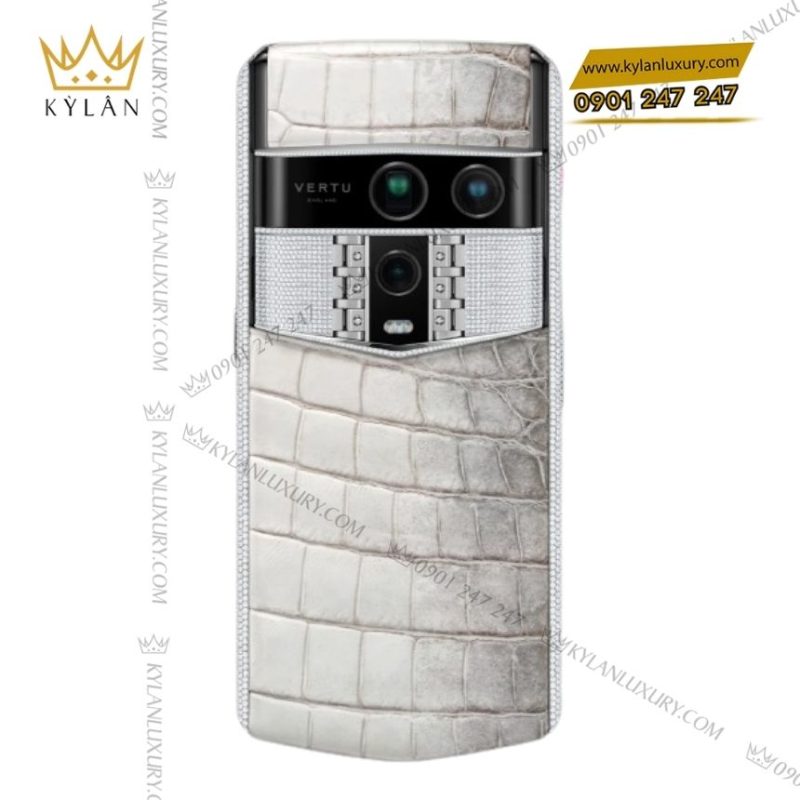 Điện thoại Vertu Agent Q Himalaya Silver Full Diamond 1TB