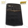 Điện thoại Vertu Aster P Alligator custom vàng hồng đính kim cương