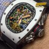 Richard Mille RM 50-02 ACJ với mặt số cửa sổ máy bay và thiết kế hàng không hiện đại