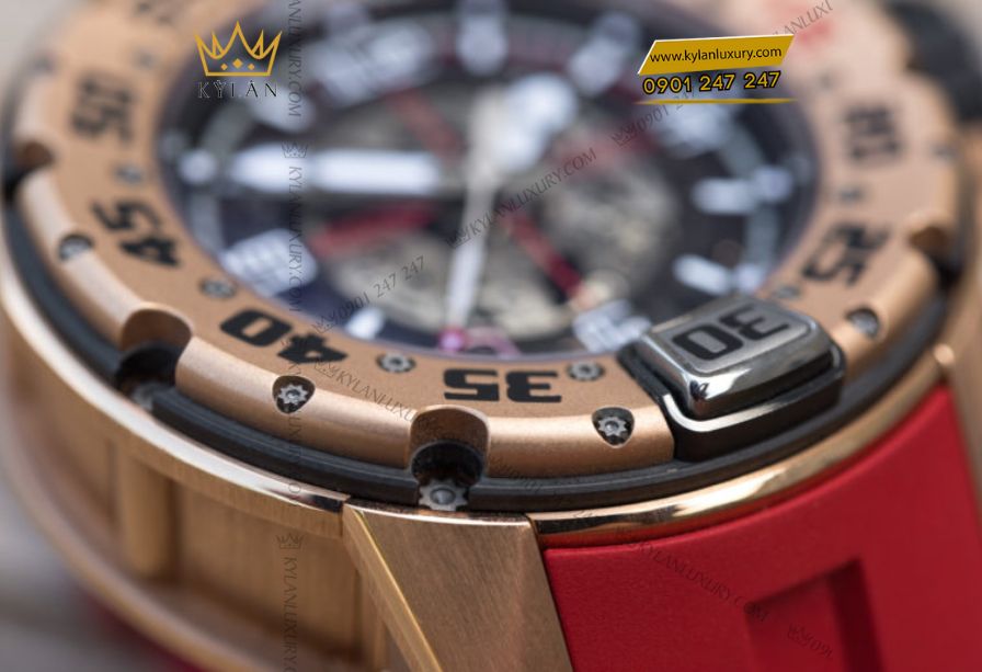 Kỳ Lân Luxury 4 Richard Mille RM 028 Diver Red Gold vàng nguyên khối