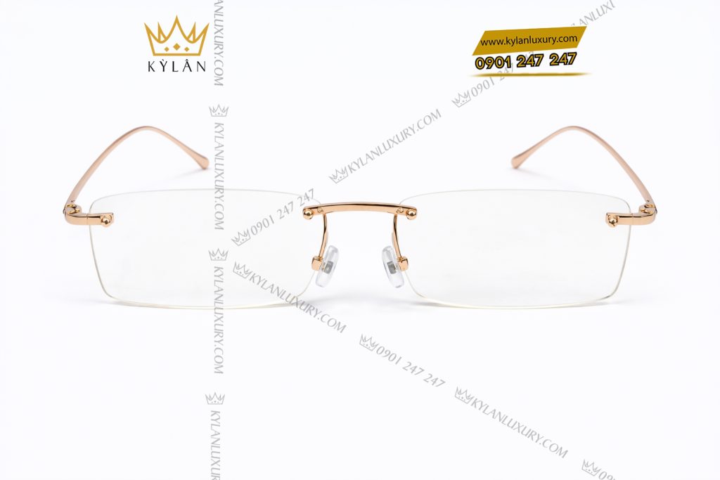 Mắt kính vàng hồng Au750 8 Kỳ Lân Luxury Mat kinh vang hong Au750 2 Mắt kính vàng hồng Au750