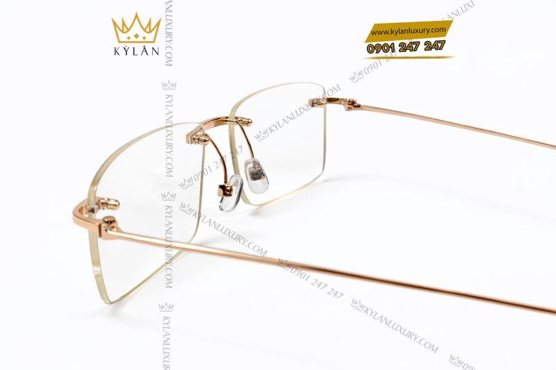 Mắt kính vàng hồng Au750