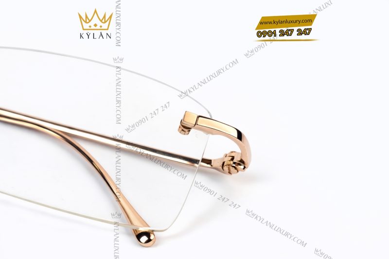 Mắt kính vàng hồng Au750