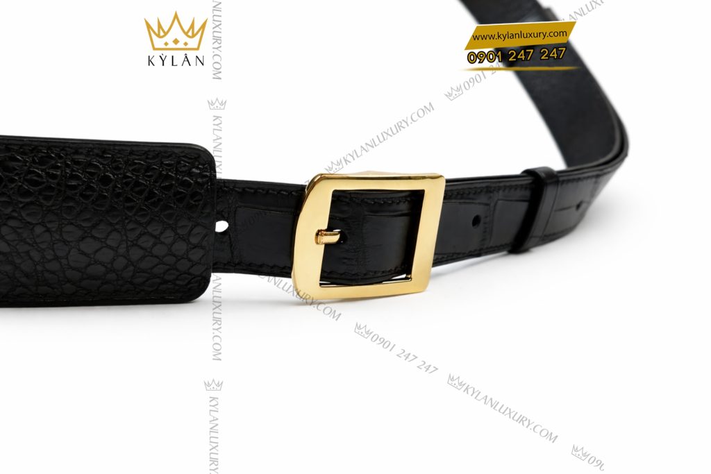 Kỳ Lân Luxury Tui xach Da ca Alligator khoa van tay 9 Túi xách Da cá Alligator khóa vân tay