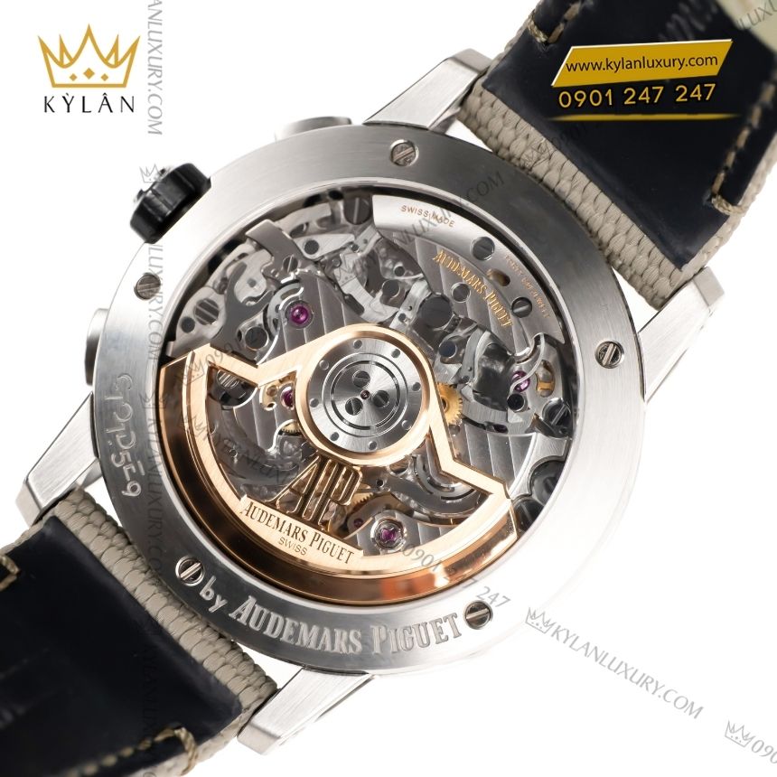 Kỳ Lân Luxury audemars piguet code 1159 chronograph 26393qt.oo .a064kb.01 7 Đồng hồ Audemars Piguet Code 11.59 Chronograph mặt số màu khói