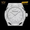 Đồng hồ Royal Oak vàng trắng full kim cương 37mm