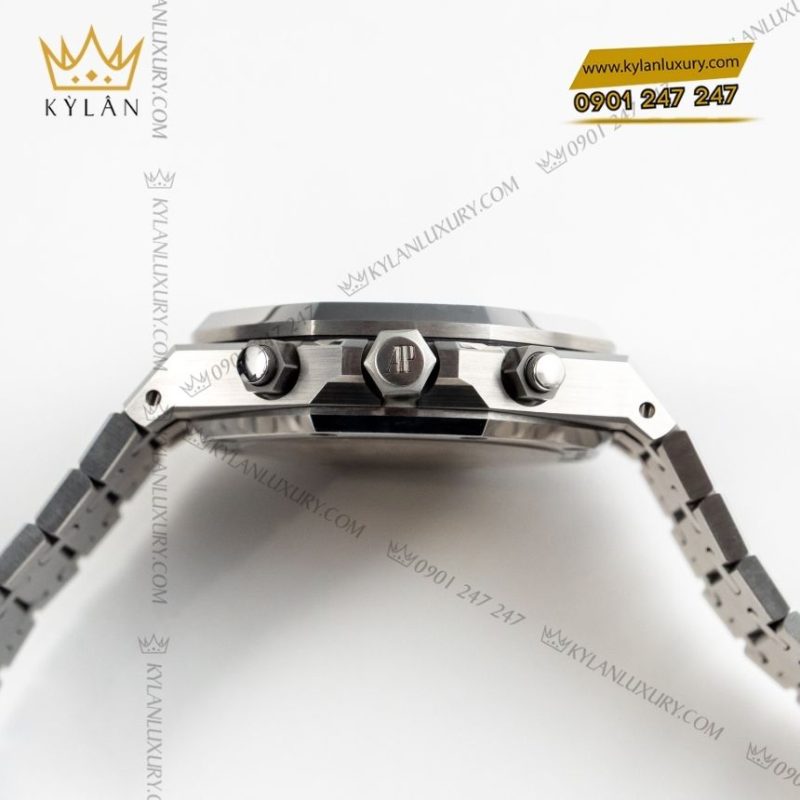 Đồng hồ Audemars Piguet Royal Oak Chronograph 41mm thép mặt bạc