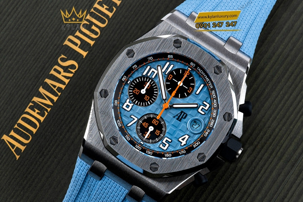Kỳ Lân Luxury audemars piguet royal oak offshore 26238st oo a340ca 01 10 Đồng hồ Audemars Piguet Royal Oak Offshore Chronograph mặt số xanh 42mm