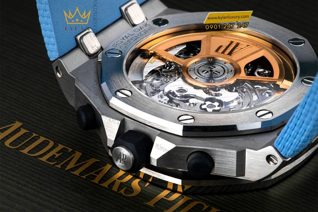 Kỳ Lân Luxury audemars piguet royal oak offshore 26238st oo a340ca 01 7 Đồng hồ Audemars Piguet Royal Oak Offshore Chronograph mặt số xanh 42mm