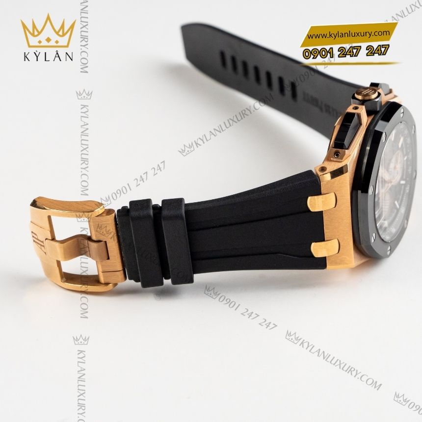 Kỳ Lân Luxury audemars piuget royal oak offshore chronograph 43mm vang hong 26420ro 4 Đồng hồ Audemars Piguet Royal Oak Offshore Chronograph 43mm