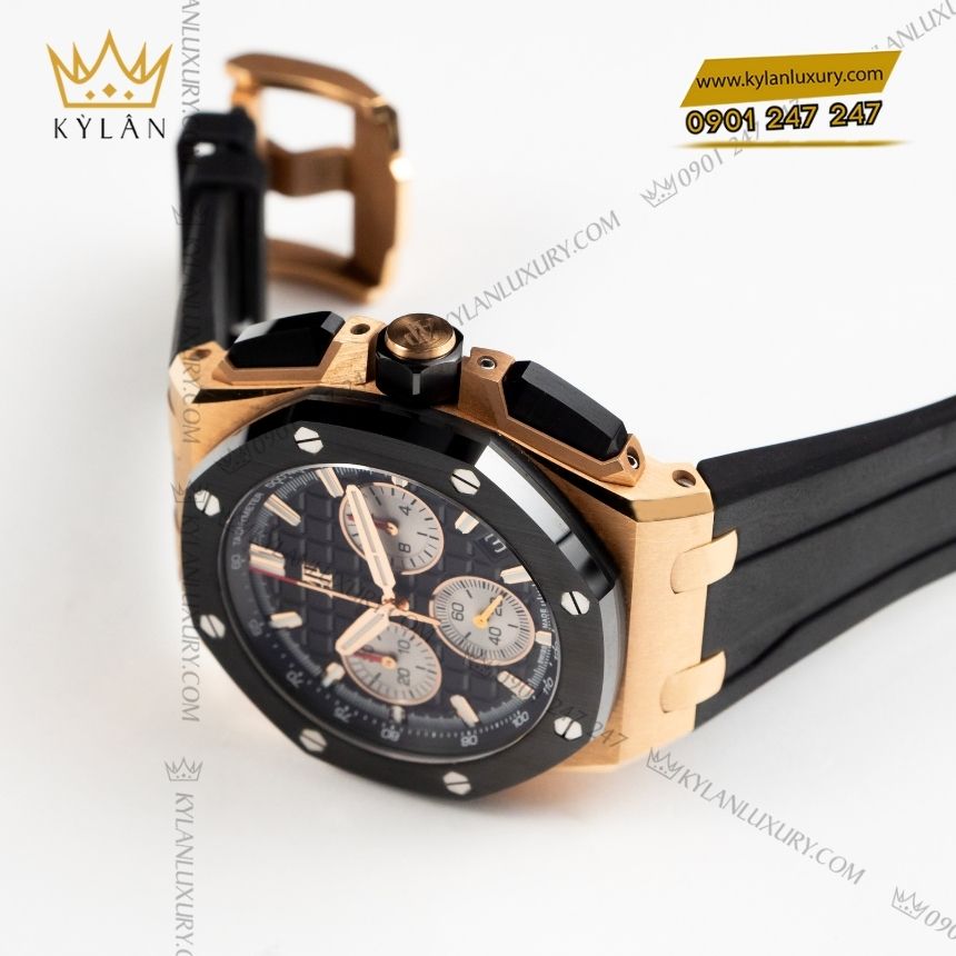 Kỳ Lân Luxury audemars piuget royal oak offshore chronograph 43mm vang hong 26420ro 8 Đồng hồ Audemars Piguet Royal Oak Offshore Chronograph 43mm