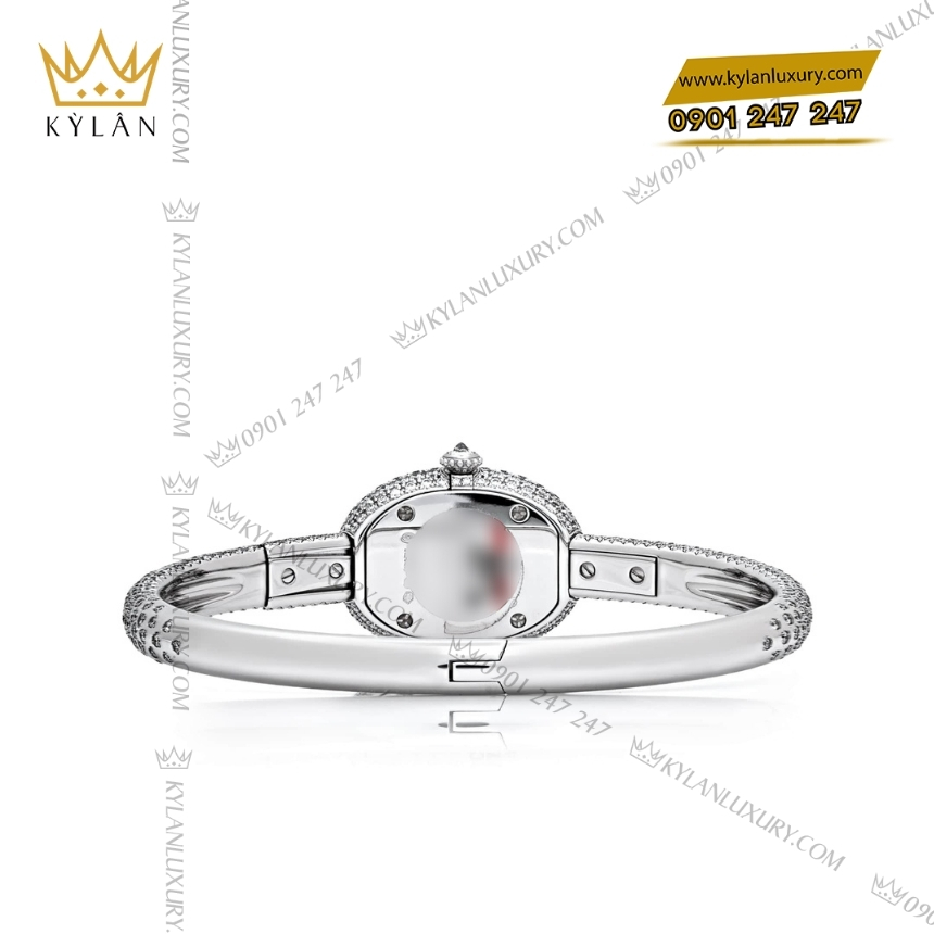 Kỳ Lân Luxury cartier baignoire hpi01773 vang trang kim cuong 7 Đồng hồ Cartier Baignoire vàng trắng kim cương HPI01773