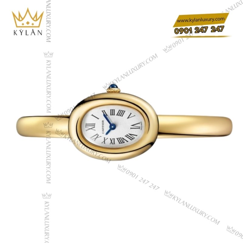 Đồng hồ Cartier Baignoire vàng vàng 18K CRWGBA0045