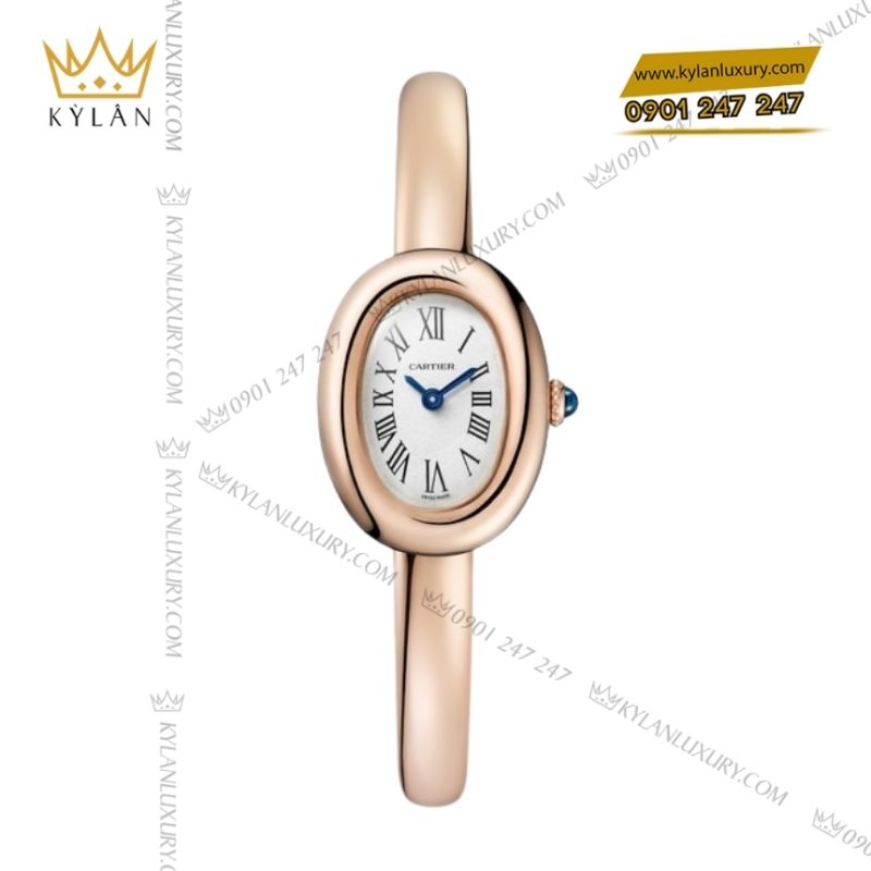 Đồng hồ Cartier Baignoire vàng hồng WGBA0048