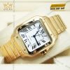 Đồng hồ Cartier Santos de Cartier vàng vàng WGSA0030