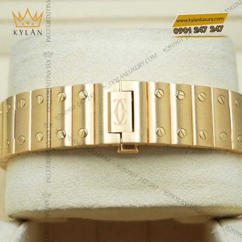 Đồng hồ Cartier Santos de Cartier vàng vàng WGSA0030