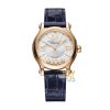 Kỳ Lân Luxury chopard happy sport 275378 5001 vang hong 1 Đồng hồ Chopard Happy Sport vàng hồng mặt số bạc 275378-5001