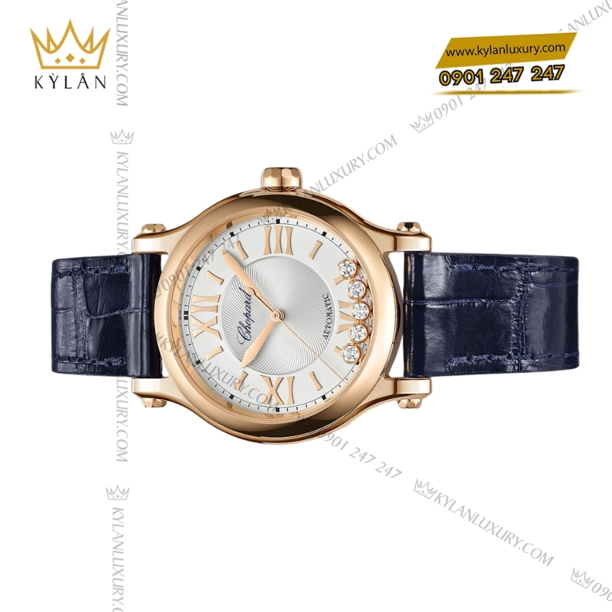 Kỳ Lân Luxury chopard happy sport 275378 5001 vang hong 6 Đồng hồ Chopard Happy Sport vàng hồng phối thép 275378-5001