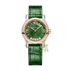 Đồng hồ Chopard Happy Sport mặt xanh lá kim cương 278573-6032